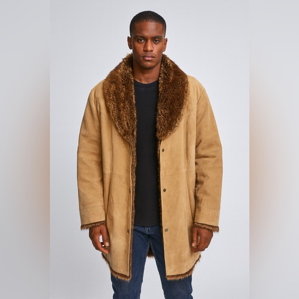 Wilson’s Leather- Genuine Leather | Tan- Size XXL Penny Lane Coat